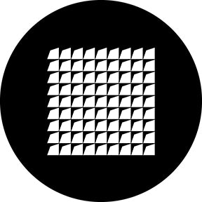 78583 Corner Shadow - Rosco Standard Steel Gobo