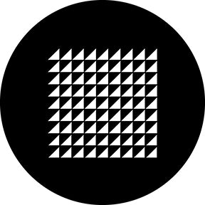 78584 Shaded Squares - Rosco Standard Steel Gobo