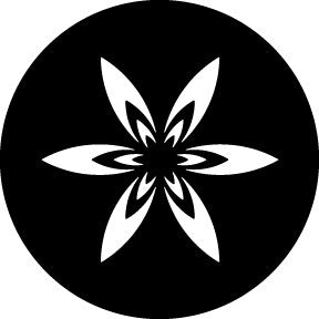 78589 Petal Splash - Rosco Standard Steel Gobo