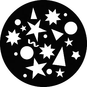 G786 Potpourri 3 - Rosco GAM Standard Steel Gobo