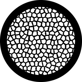 78600 Reptilian Skin - Rosco Standard Steel Gobo