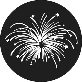 78602 Fireworks 6 - Rosco Standard Steel Gobo