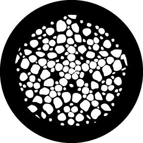 78604 StarFish Breakup - Rosco Standard Steel Gobo