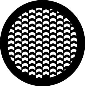 78609 Arrow Weave - Rosco Standard Steel Gobo