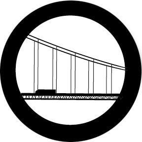 78617 Half Suspension - Rosco Standard Steel Gobo