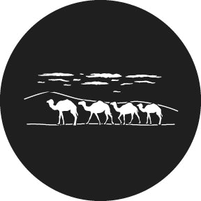 78619 Camel Train - Rosco Standard Steel Gobo