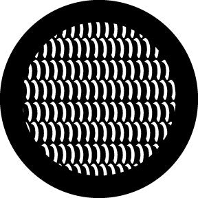78624 Curved Texture - Rosco Standard Steel Gobo