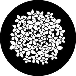 78644 Flower Patterns  Rosco Stainless Steel Gobo