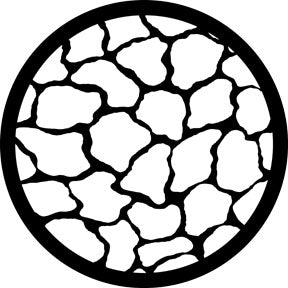 78650 Giraffe Texture 1 - Rosco Standard Steel Gobo