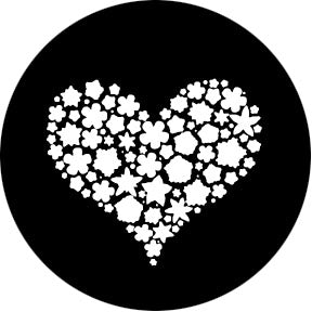 78658 Filled Heart - Rosco Standard Steel Gobo