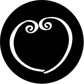 78659 Heart Frame - Rosco Standard Steel Gobo