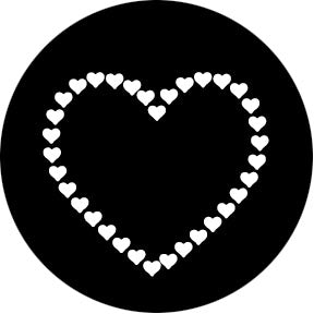 78660 Heart of Hearts - Rosco Standard Steel Gobo