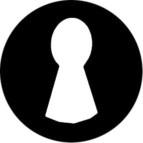 78667 Keyhole - Rosco Standard Steel Gobo