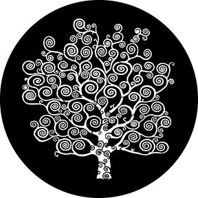 78668 Klimt Tree  Rosco Stainless Steel Gobo
