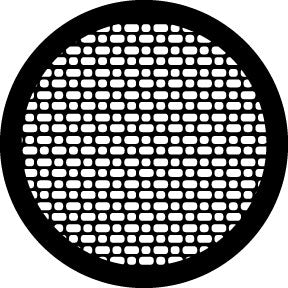 78675 Perf Pattern - Rosco Standard Steel Gobo