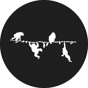 78676 Monkeys - Rosco Standard Steel Gobo