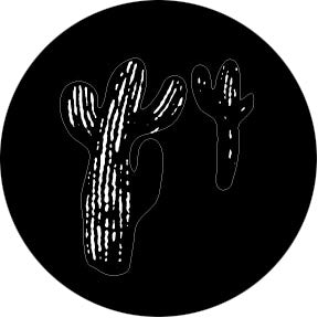 78702 Saguaro Tree - Rosco Standard Steel Gobo