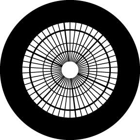 78728 Atrium Star - Rosco Standard Steel Gobo