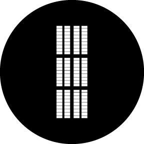 78735 Window 5 - Rosco Standard Steel Gobo
