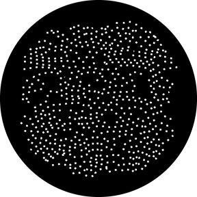 78741 Wrinkled - Rosco Standard Steel Gobo