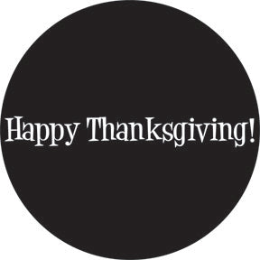 78751 Happy Thanksgiving 2 - Rosco Standard Steel Gobo