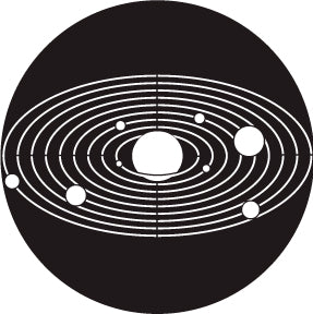 78778 Solar System - Rosco Standard Steel Gobo