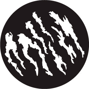 78787 Ghost Breakup 1 - Rosco Standard Steel Gobo
