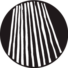 78805 Tucci Filtered Rays - Rosco Standard Steel Gobo