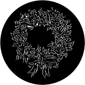 78812 Christmas Wreath - Rosco Standard Steel Gobo