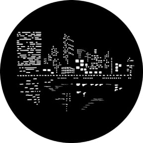 79023 City Lights 2 - Rosco Standard Steel Gobo