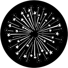 79055 Shooting Stars 2 - Rosco Standard Steel Gobo