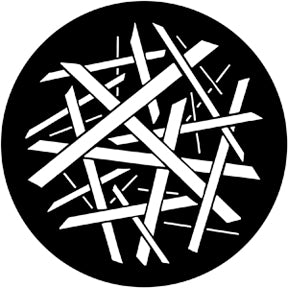 79073 Pick Up Sticks 2 - Rosco Standard Steel Gobo