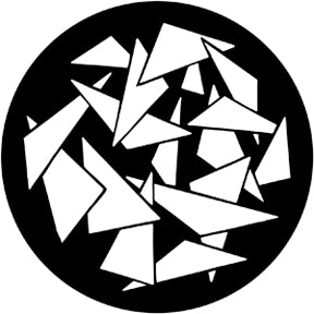 79076 Triangles 2  Rosco Stainless Steel Gobo