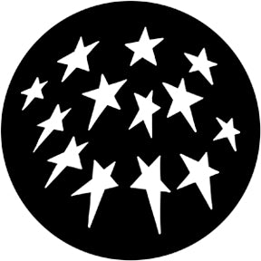 79079 Stars 10  Rosco Stainless Steel Gobo