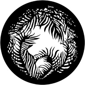 79111 Jungle Vignette - Rosco Standard Steel Gobo