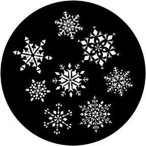 79129 Snowflakes 2 - Rosco Standard Steel Gobo