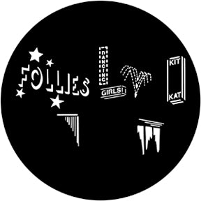 79147 Follies (b) - Rosco Standard Steel Gobo