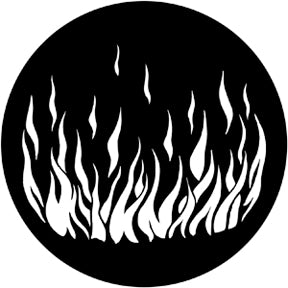79171 Flames 5  Rosco Stainless Steel Gobo