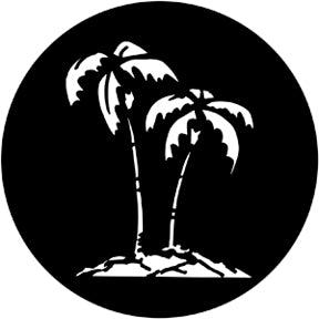 79403 Tropical Tree  Rosco Stainless Steel Gobo