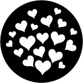 79651 Valentine  Rosco Stainless Steel Gobo
