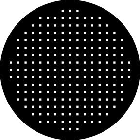 79727 Square Radiant - Rosco Standard Steel Gobo