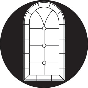 79729 Art Nouveau Window - Rosco Standard Steel Gobo