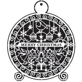 79747 Christmas Ornament 2 One Size Only - Rosco Standard Steel Gobo