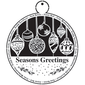 79748 Christmas Ornament 3 One Size Only - Rosco Standard Steel Gobo