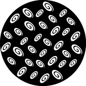 81109 Swirl Breakup - Rosco Colour Glass Gobo