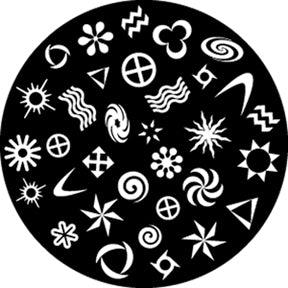 81110 Collage - Rosco Colour Glass Gobo