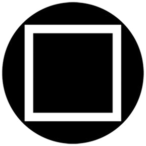 81116 Square Outline - Rosco Colour Glass Gobo
