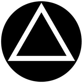 81117 Triangle Outline - Rosco Colour Glass Gobo