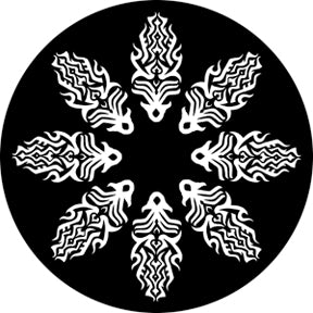 81124 Fire Circle - Rosco Colour Glass Gobo