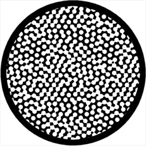 81129 Connect Dots Inverted - Rosco Colour Glass Gobo